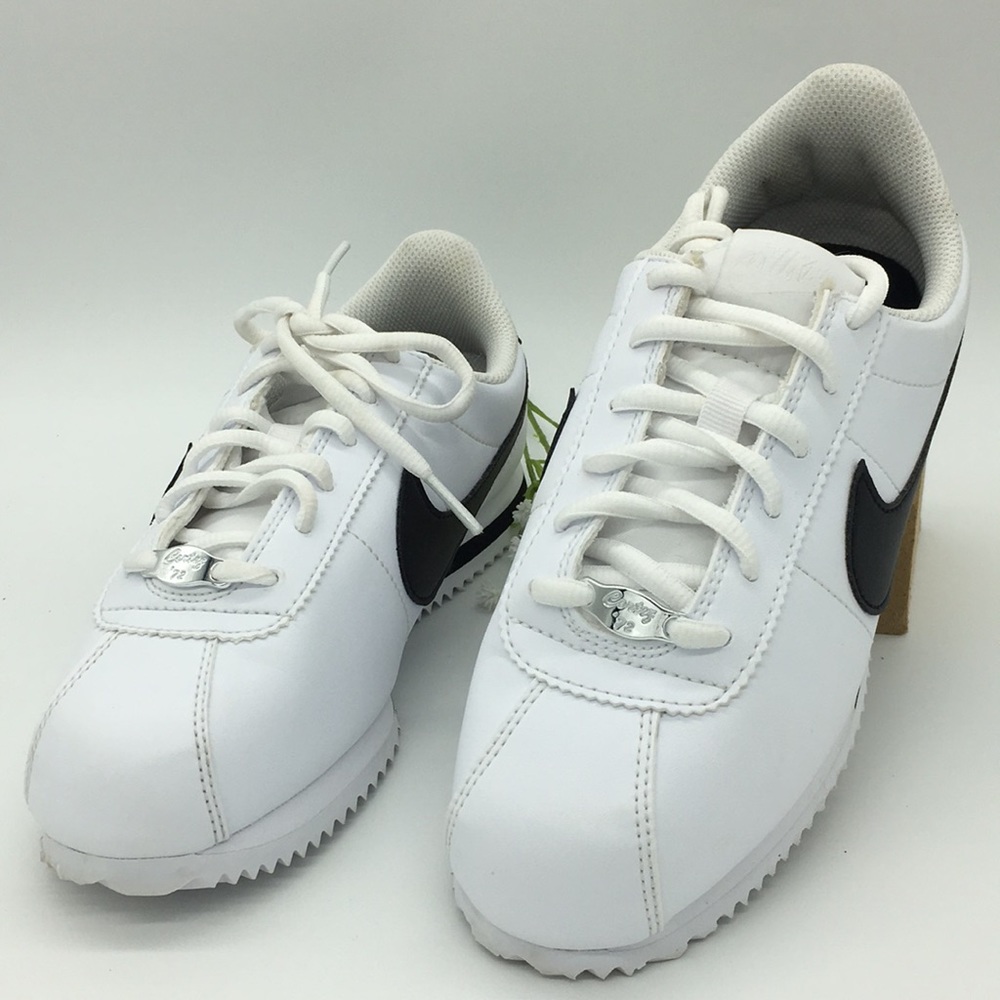 NIKE CORTEZ BASIC SL (GS) white/black - Picture 12 of 16